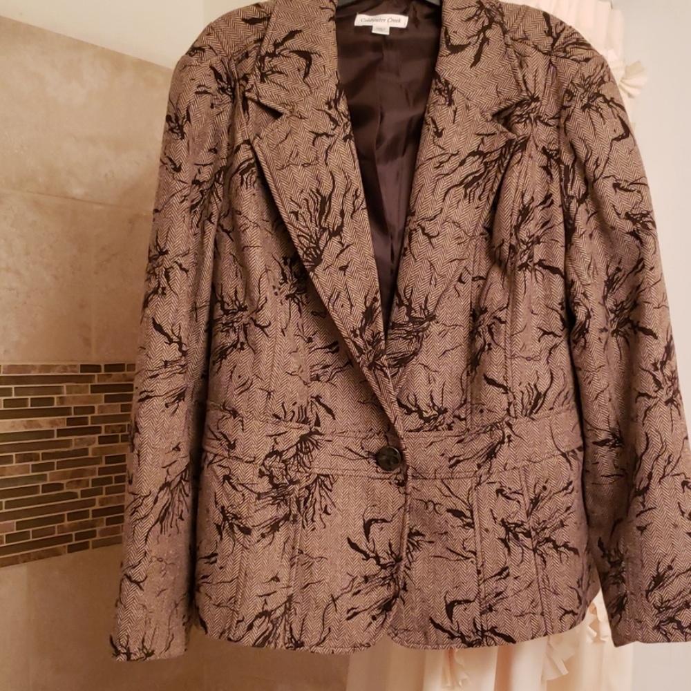 Coldwater creek tweed jacket new w/tags